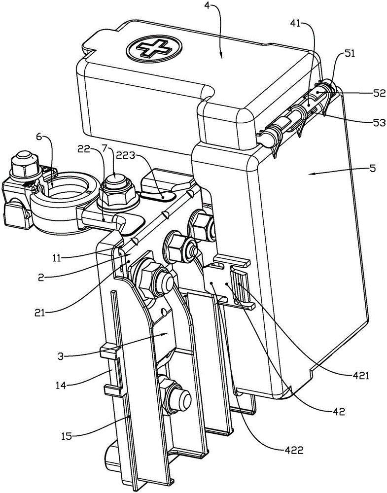 三路汽車蓄電池保險盒總成的制作方法與工藝