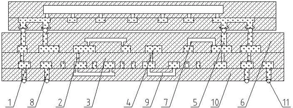 雙向集成埋入式POP封裝結(jié)構(gòu)的制作方法與工藝