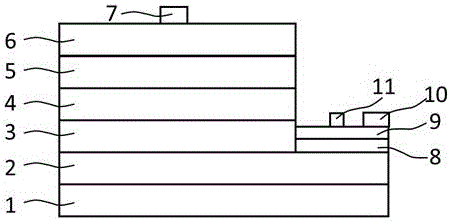 一種具有放大器的氮化鎵發(fā)光二極管結(jié)構(gòu)的制作方法與工藝