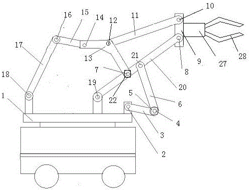 一種用于裝配作業(yè)的伺服驅(qū)動(dòng)可變自由度連桿機(jī)構(gòu)機(jī)械手臂的制造方法與工藝