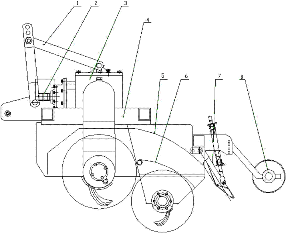 一种双轴式深旋旋耕机的制造方法与工艺