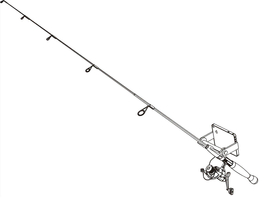 工具制造及其应用技术 本实用新型是这样实现的,构造一种电子钓鱼竿