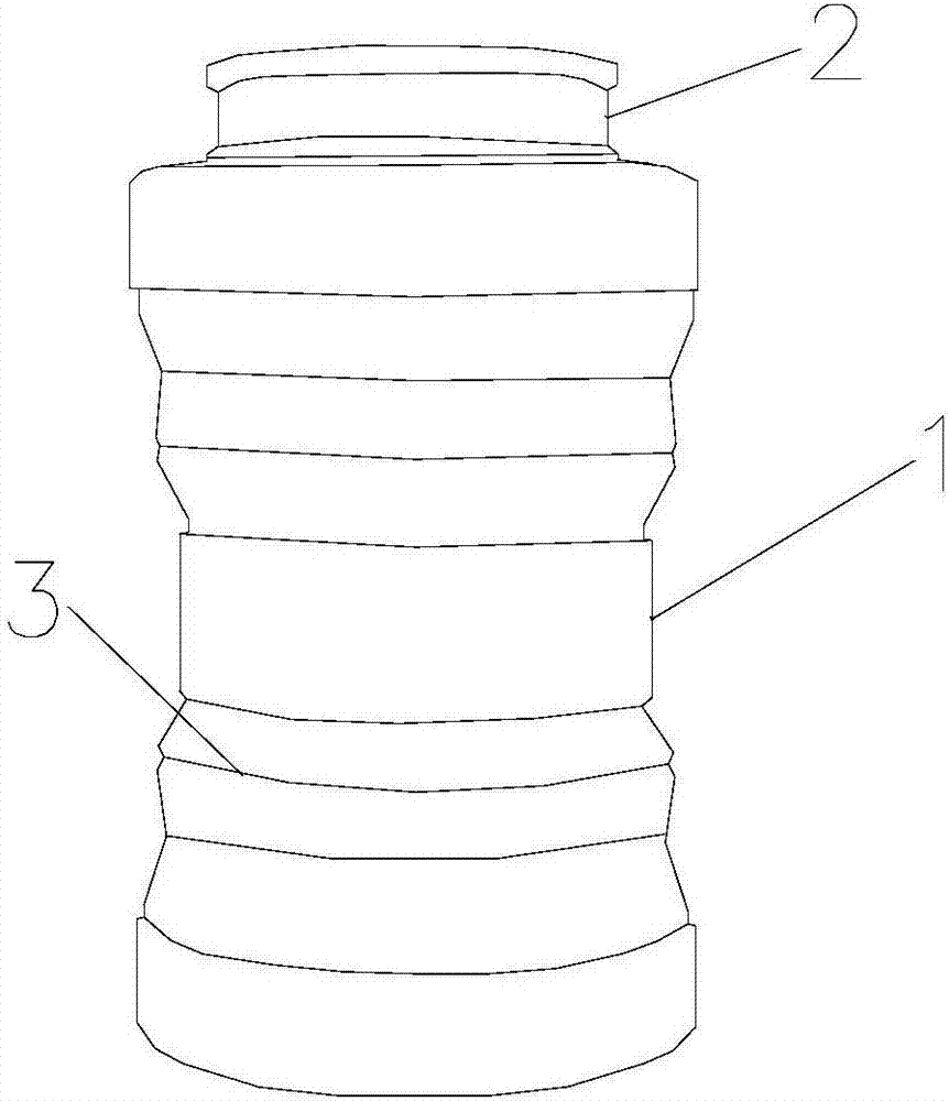 一种榨汁机用便携可折叠果汁杯的制造方法与工艺