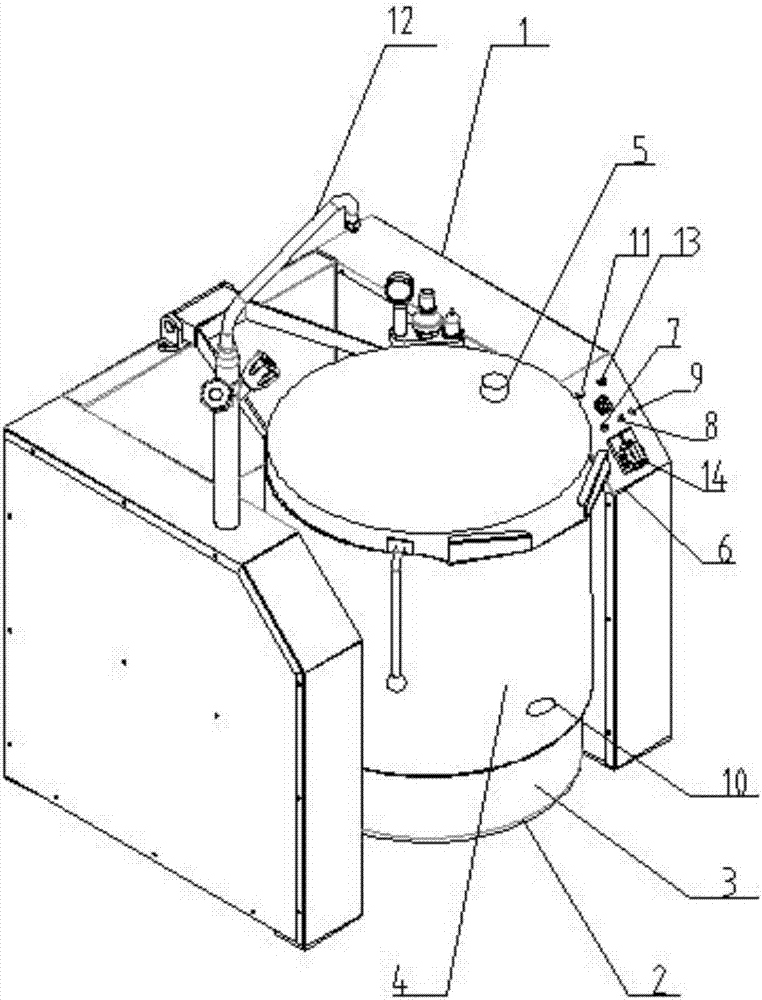 一种分段控制式电动电力可倾汤锅的制造方法与工艺