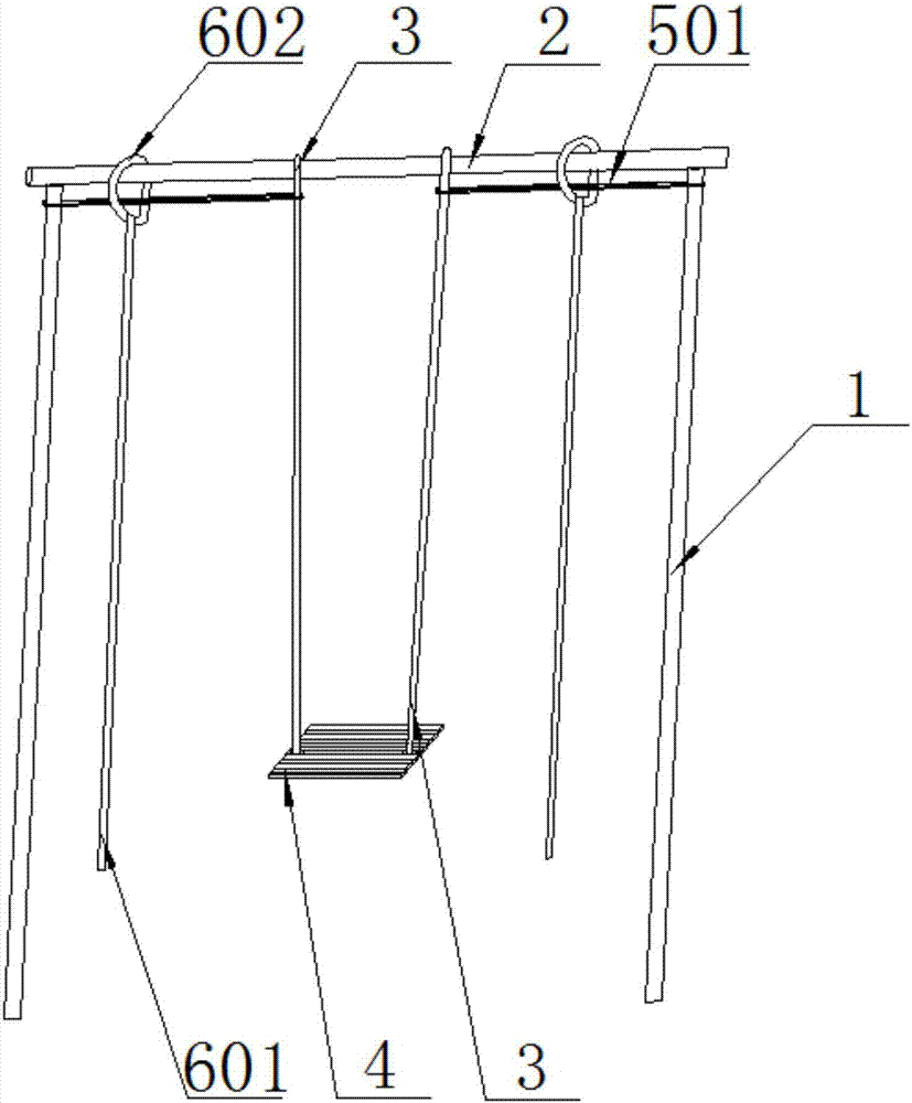 一种紧急止动的秋千的制作方法