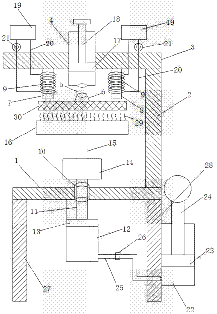 一種機(jī)械加工用能夠牢固固定鋼板的打磨機(jī)械的制造方法與工藝