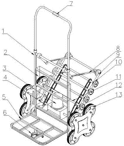 一种新型电动载物爬楼机的制造方法与工艺