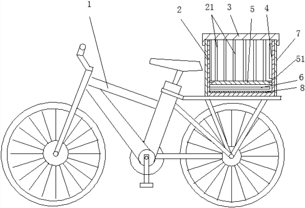 一种带有料箱的电动自行车的制造方法与工艺