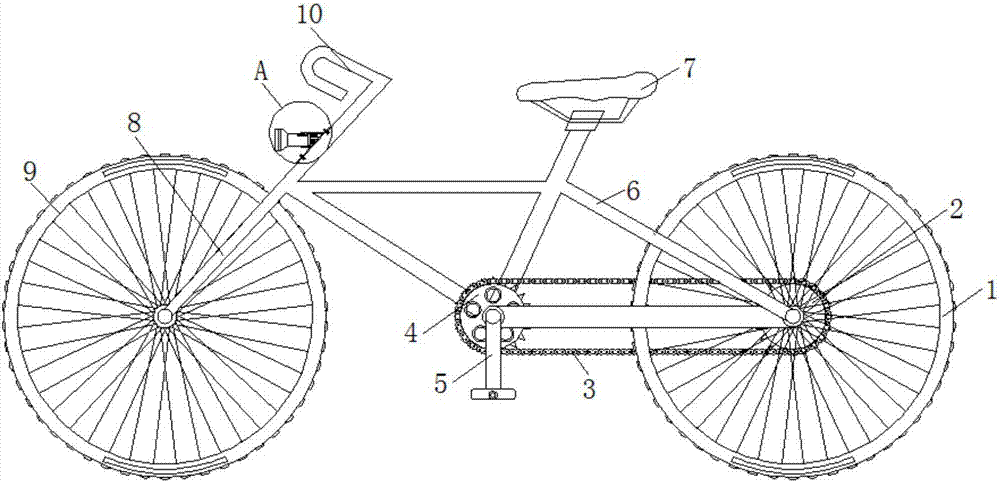 一种便于拆卸和安装的自行车警示照明灯的制造方法与工艺