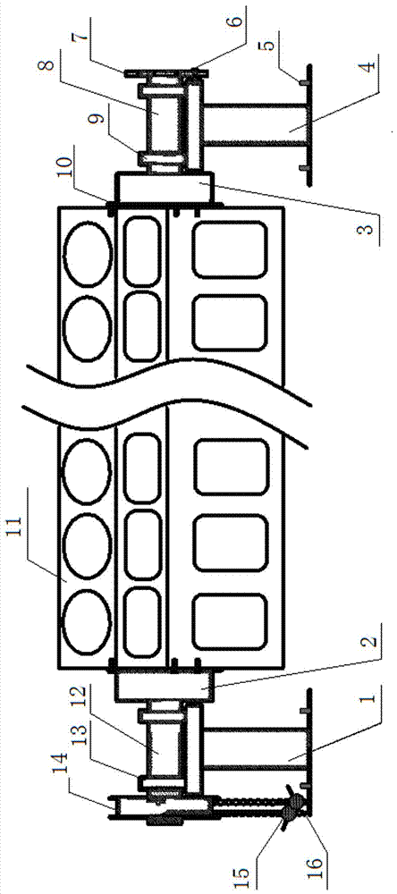 一種瓦斯發(fā)電機組發(fā)動機缸體翻轉(zhuǎn)機構(gòu)的制造方法與工藝