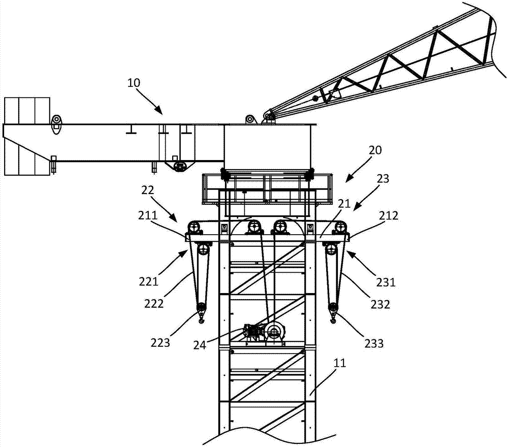 用于动臂塔吊的辅助吊装装置的制造方法