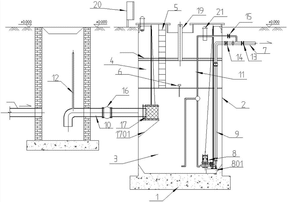 一体化水泵站装置的制造方法