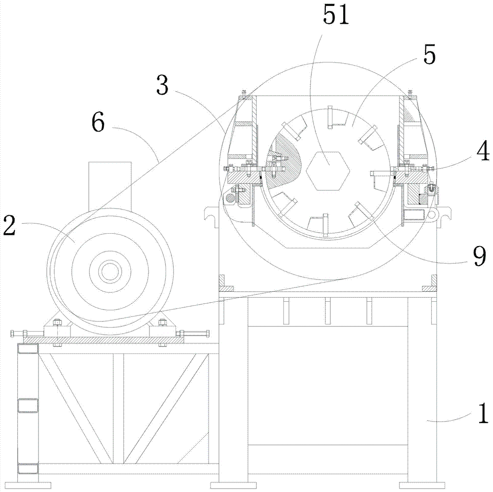 一種帶新型刀具的撕碎機(jī)的制造方法與工藝