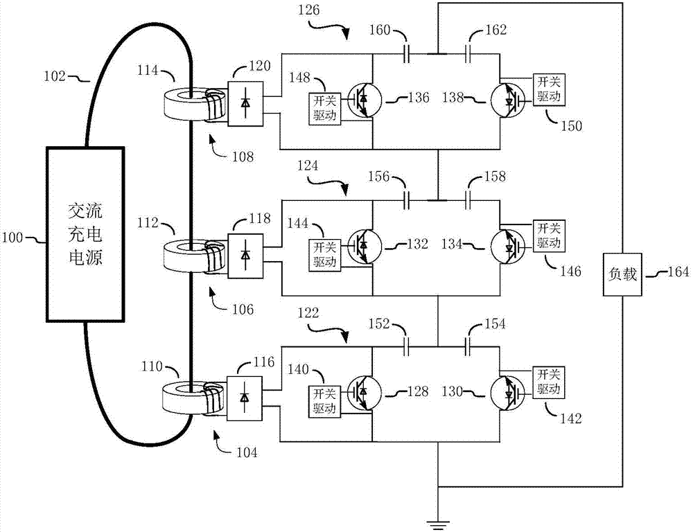 级联型半/全桥脉冲电压叠加器简化隔离充电系统及方法与流程