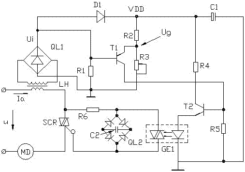 電流控制式電動(dòng)機(jī)節(jié)電器的制造方法與工藝