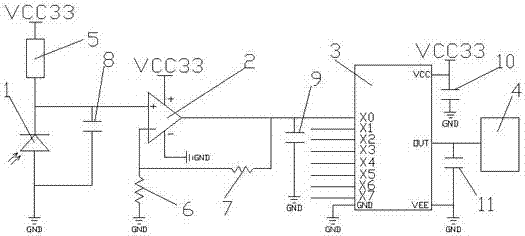 一種可調(diào)節(jié)LED燈珠亮度均勻性檢測(cè)電路的制造方法與工藝