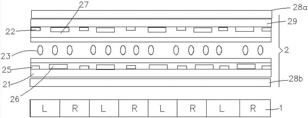 液晶狹縫光柵、立體顯示裝置及智能終端的制造方法