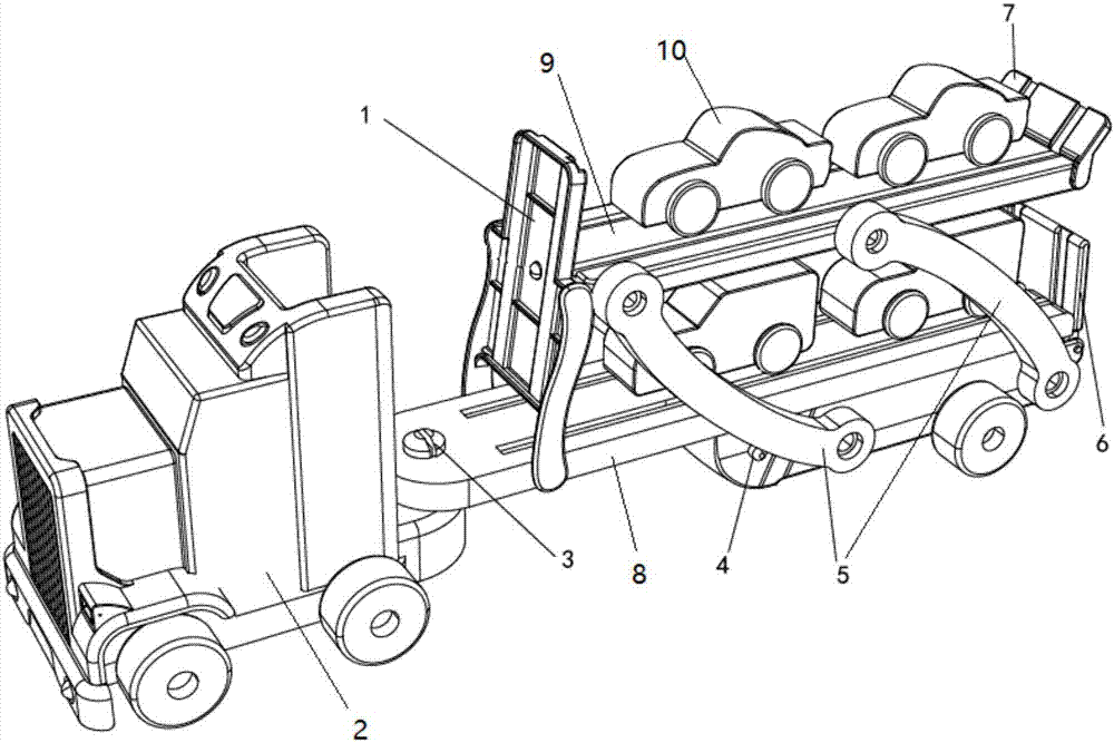一种玩具拖车的制造方法与工艺