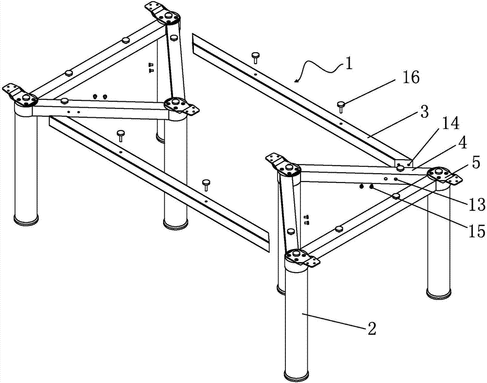 一种便于拆卸和组装的会议桌支架的制造方法与工艺
