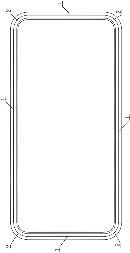 一種四曲面全貼合保護膜的制造方法與工藝