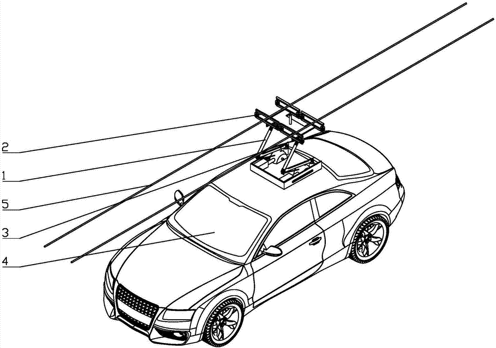 一种电动汽车移动充电之形升降顶刷系统的制造方法与工艺