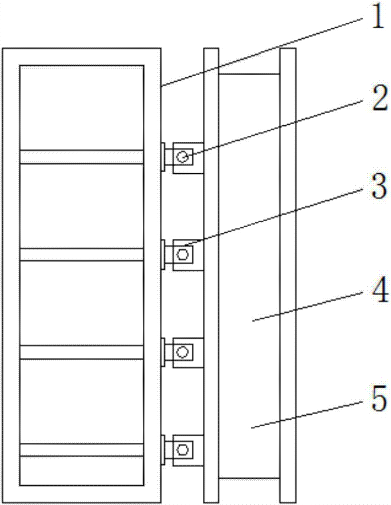 一种外电梯井道与墙体固定装置的制造方法