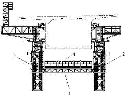 一种变截面桥梁梁底检查车左右升降检测装置的制造方法