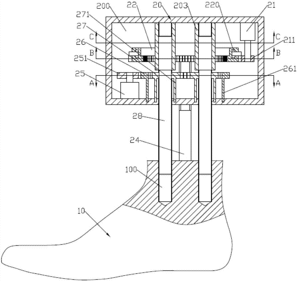 一种鞋楦的旋转螺栓式定位装置的制造方法