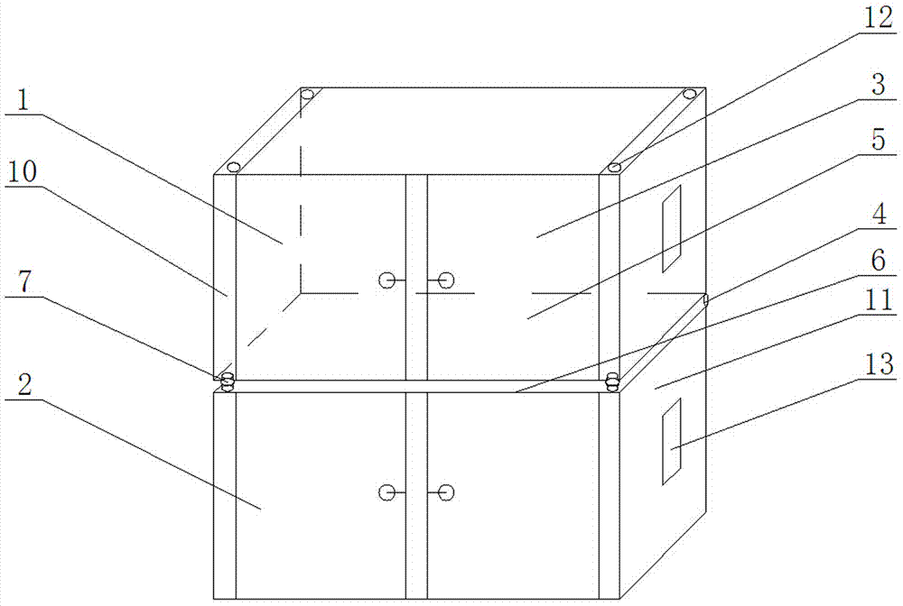 一种可作为桌子的立式储物柜的制造方法与工艺