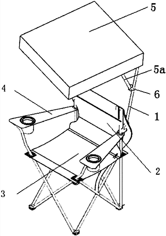 一种可改变遮阳方向的折叠椅结构的制造方法与工艺