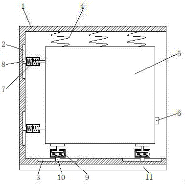 一種無(wú)線數(shù)碼監(jiān)護(hù)儀減震裝置的制造方法