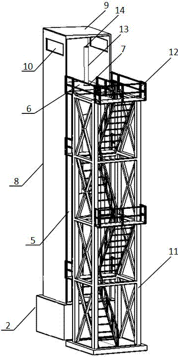 节段梁预制测量用稳固式超高观测塔的制造方法与工艺