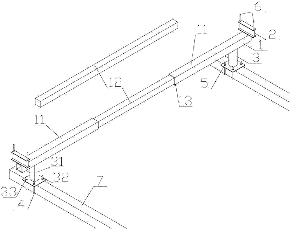 一种用于钢结构廊桥的施工吊篮悬挂装置的制造方法