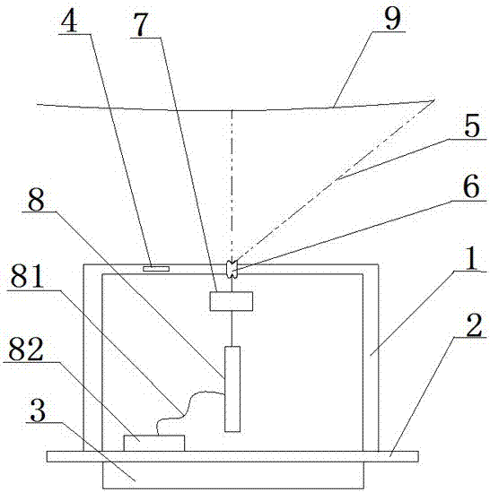 一種帶有水平旋轉(zhuǎn)機(jī)構(gòu)的橋梁撓度測(cè)量裝置的制造方法