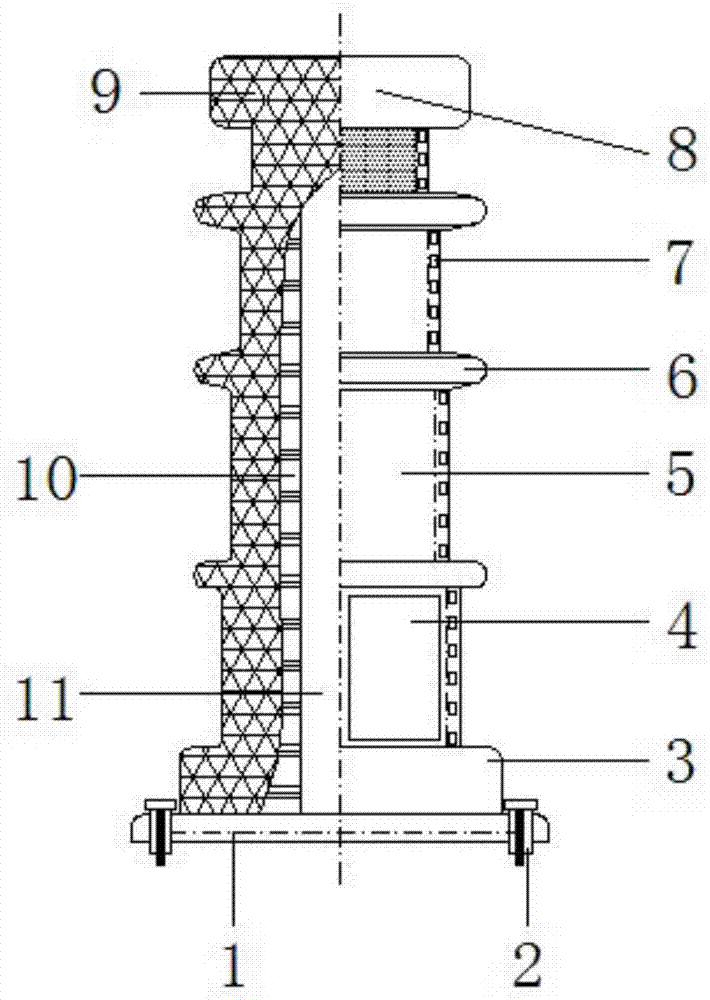 一种高悬棒形悬式复合绝缘子的制造方法与工艺