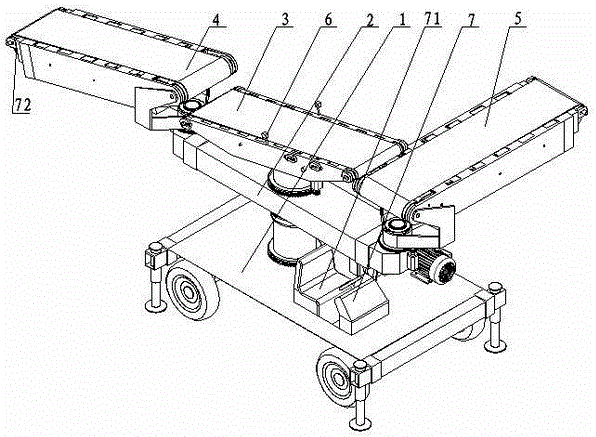 可变幅变向的伸缩式皮带输送双向装卸机的制造方法与工艺