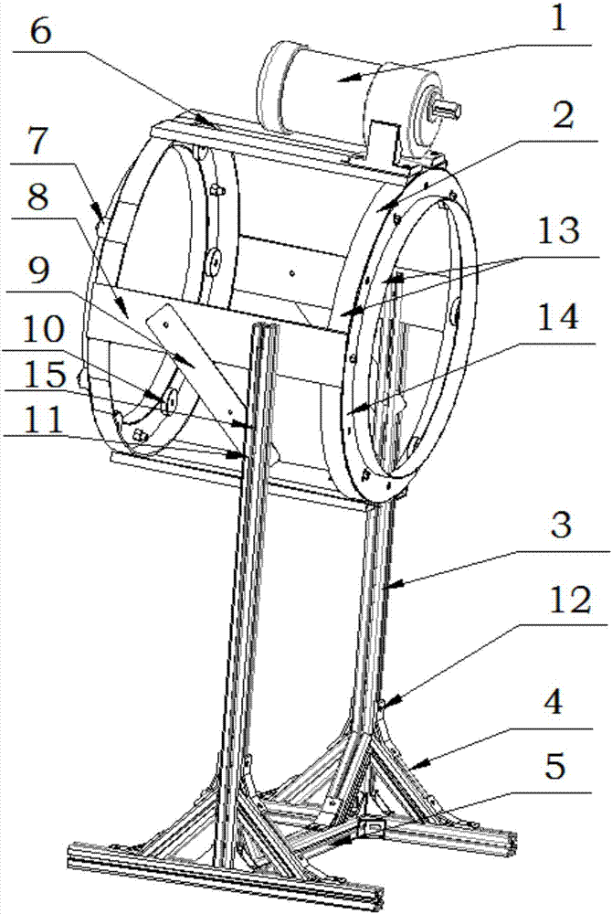 一种滚筒收鱼装置的卡环支撑动力传输机构的制造方法