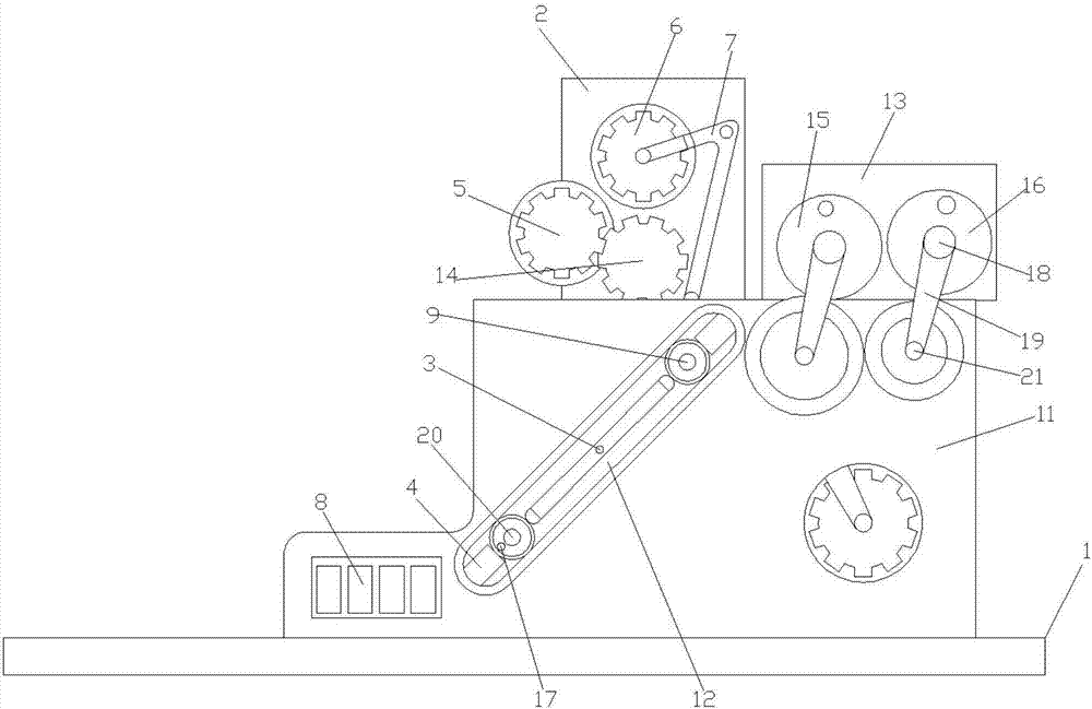 一种滚轮送料机架结构的制造方法与工艺