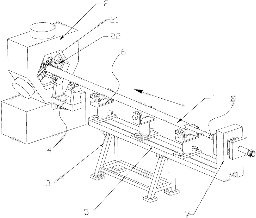 一种三轴滚丝机的辅助进料装置的制造方法