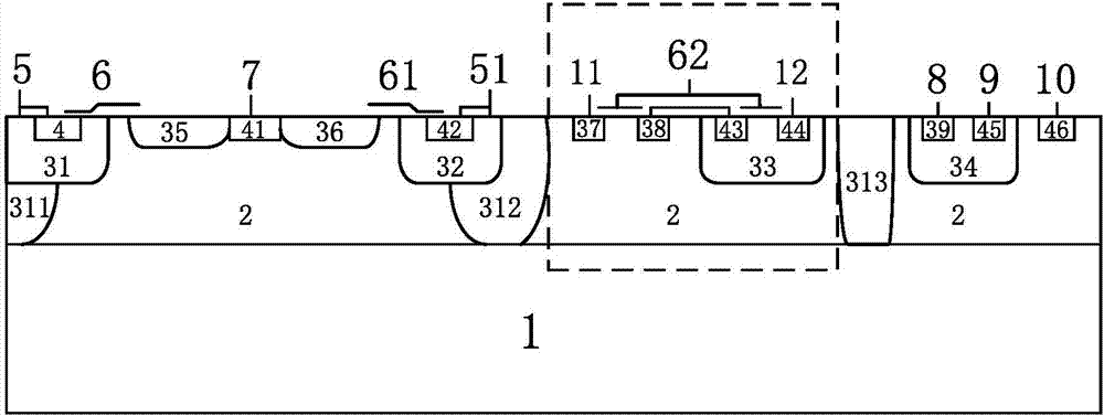 一種SOI層變摻雜的BCD器件及其制造方法與流程