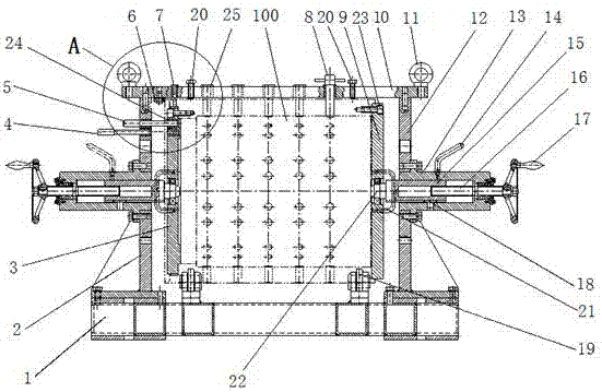 圆筒壁钻孔模架的制造方法与工艺
