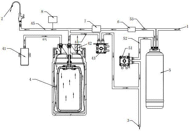 一种防污型内置储水箱的RO净水器的制造方法与工艺