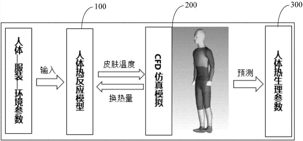 CFD與人體熱反應(yīng)模型的耦合系統(tǒng)及耦合方法與流程