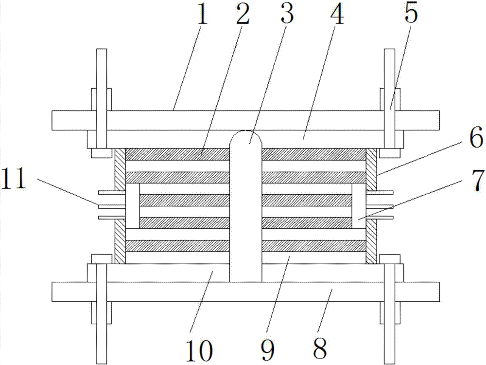 一种不易弯曲变形的隔震支座的制造方法与工艺