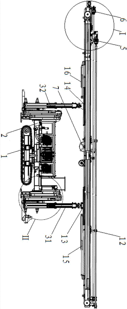 一种水平旋喷钻机及用于钻机臂架的连接结构的制造方法与工艺
