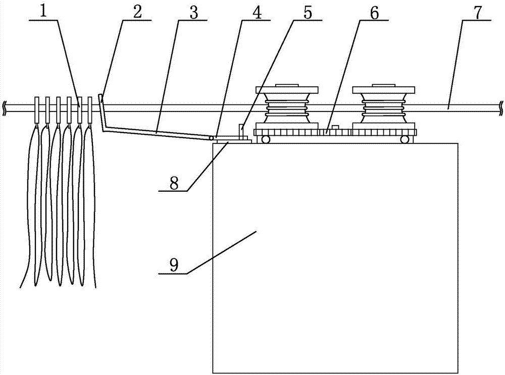 用于導(dǎo)軌式農(nóng)藥霧化噴灑裝置的束線推送機(jī)構(gòu)的制造方法