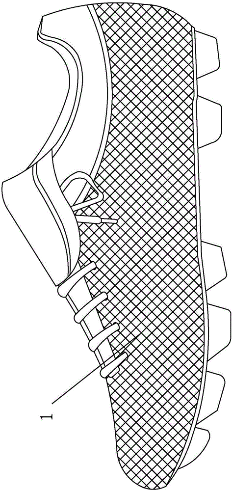 一种适用于足球鞋的鞋面的制造方法与工艺