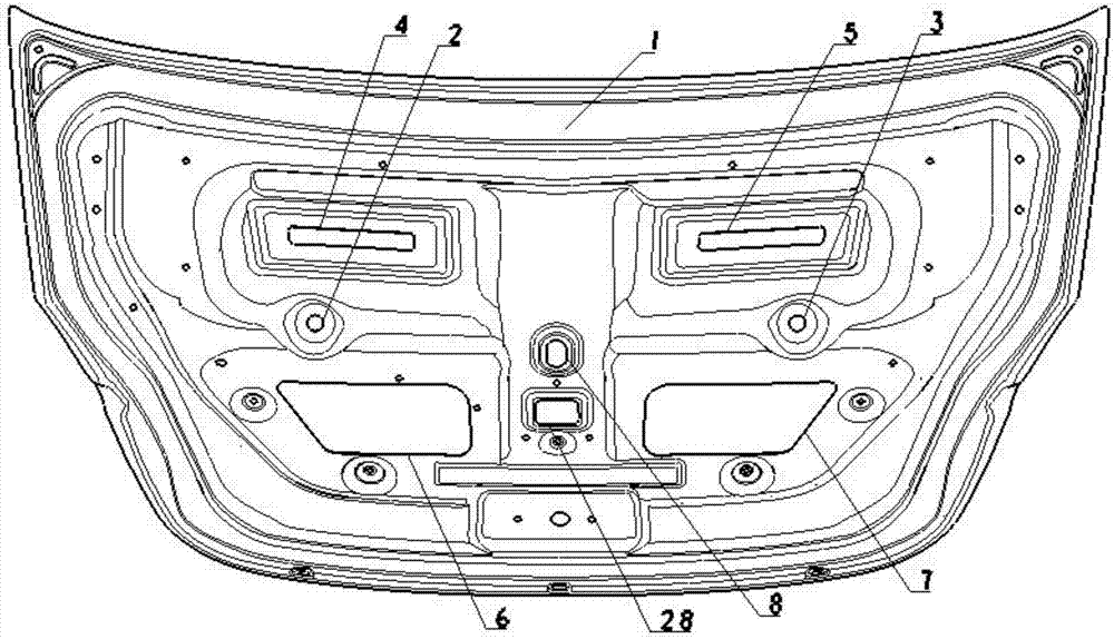 一種汽車行李箱內(nèi)板及其檢具以及內(nèi)板檢測方法與流程