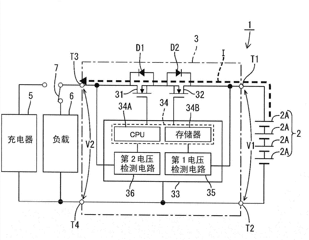 開(kāi)關(guān)故障診斷裝置、電池組、電力系統(tǒng)以及故障診斷方法與流程