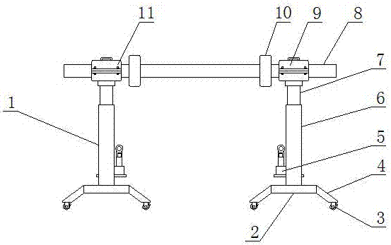 一種收線架的制造方法與工藝